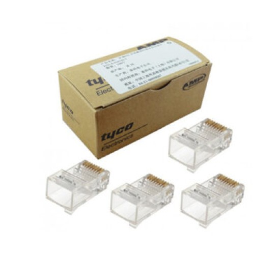 AMP Cat-6 Connector of Full Box (100 Unit Per Box)