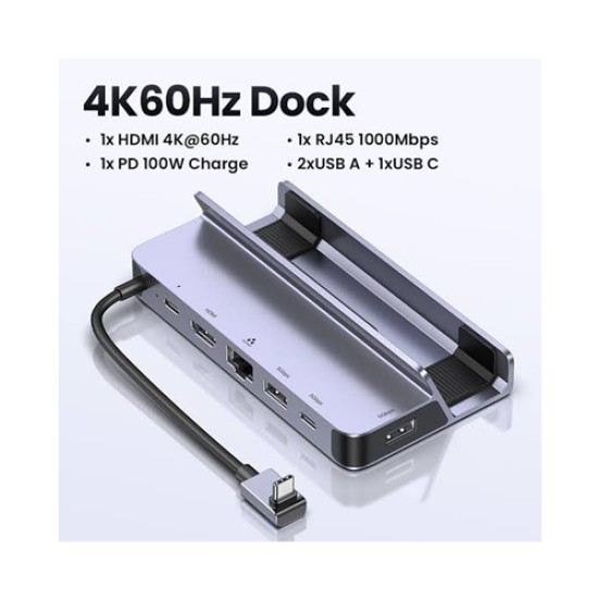 UGREEN 6 IN 1 STEAM DECK DOCKING STATION CM666(15388) UGREEN 6 IN 1 STEAM DECK DOCKING STATION CM666(15388)