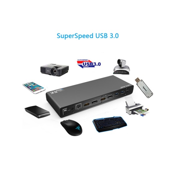 WAVLINK WL-UG69DK1 USB-C DUAL4K DOCKING STATION