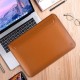 WiWU SKIN PRO PU Leather Portable Stand Sleeve for Macbook 13.3 inch – Brown