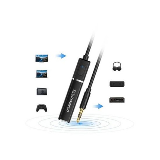 UGREEN BLUETOOTH 5.0 RECEIVER AUDIO ADAPTER WITH 3.5MM (40761)