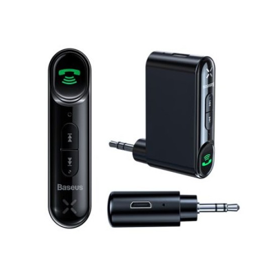 Baseus WXQY-01 Wireless Bluetooth 5.0 Car Adapter AUX Audio Receiver