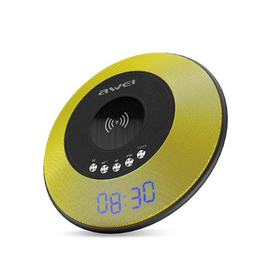 AWEI Y290 BLUETOOTH SPEAKER WITH WIRELESS CHARGING MINI PORTABLE SPEAKER AWEI Y290 BLUETOOTH SPEAKER WITH WIRELESS CHARGING MINI PORTABLE SPEAKER