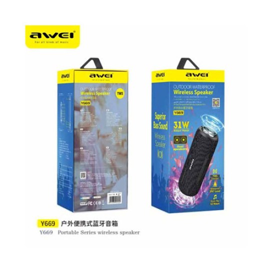 AWEI Y669 Wireless Bluetooth Speaker 31 Watts