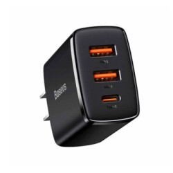 BASEUS 30W COMPACT QUICK CHARGER 2U+C CN (CCXJ-C01) BASEUS 30W COMPACT QUICK CHARGER 2U+C CN (CCXJ-C01)