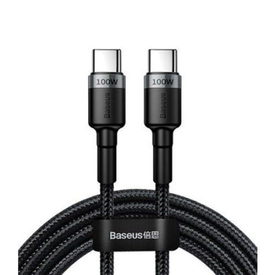 BASEUS CAFULE PD 2.0 100W TYPE-C TO TYPE-C CABLE 2M (CATKLF-ALG1) BASEUS CAFULE PD 2.0 100W TYPE-C TO TYPE-C CABLE 2M (CATKLF-ALG1)