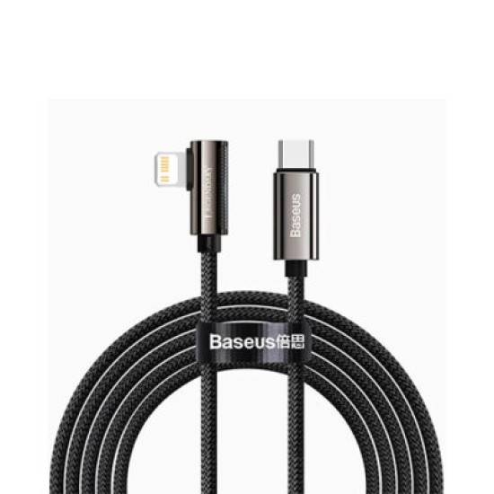 Baseus CATLCS-01 Legend Series Elbow Fast Charging Data Cable Type-C to iP PD 20W 1m Black Baseus CATLCS-01 Legend Series Elbow Fast Charging Data Cable Type-C to iP PD 20W 1m Black