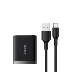 Baseus 40W Fast Charging Adapter With 5A USB to USB-C Cable (CCCJ40С) Baseus 40W Fast Charging Adapter With 5A USB to USB-C Cable (CCCJ40С)