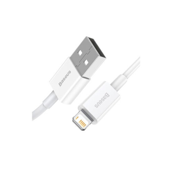 Baseus Superior Series Fast Charging Data Cable USB to iP 2.4A 1m White – CALYS-A02 Baseus Superior Series Fast Charging Data Cable USB to iP 2.4A 1m White – CALYS-A02