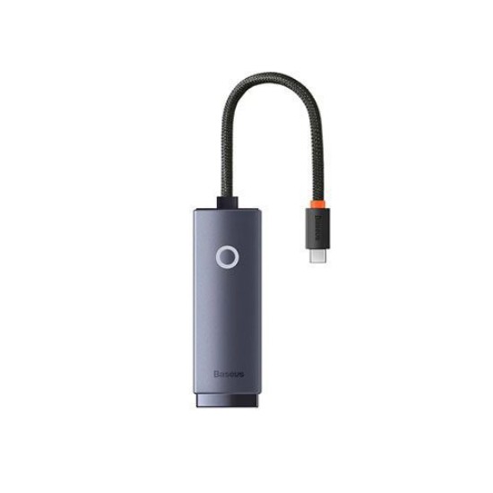 BASEUS LITE SERIES 1000MBPS ETHERNET ADAPTER USB-C / TYPE-C TO RJ45 LAN PORT (GREY) BASEUS LITE SERIES 1000MBPS ETHERNET ADAPTER USB-C / TYPE-C TO RJ45 LAN PORT (GREY)