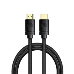 BASEUS HDMI 8K TO HDMI 8K CABLE 3M 8K X 60 HZ ZINC ALLOY (WKGQ000201)