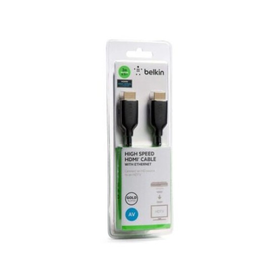 Belkin F3Y021bt2M High Speed 2M HDMI Cable Belkin F3Y021bt2M High Speed 2M HDMI Cable