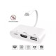 COTEetCI Lightning OTG HDMI 3in1 Adapter with USB Camera Port
