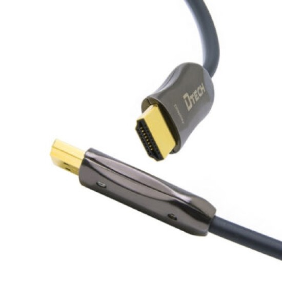 DTECH HDMI TO HDMI CABLE FIBER OPTIC 100M HF516