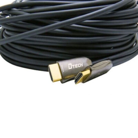 DTECH HDMI TO HDMI CABLE FIBER OPTIC 100M HF516