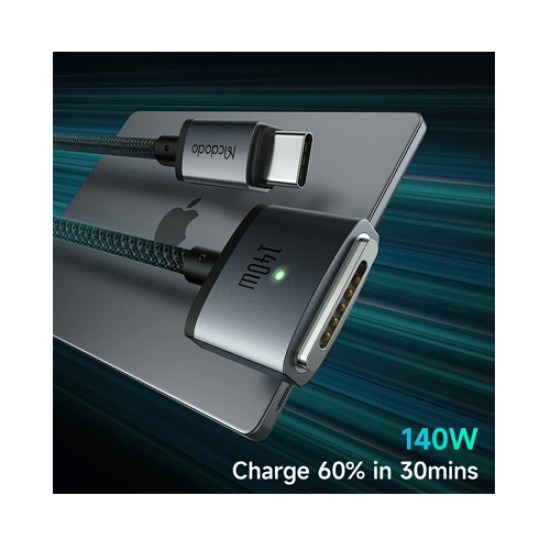 MCDODO 140W USB C TO MAGSAFE 3 MAGNETIC CABLE 2M(CA-1470)