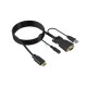 MT-VIKI HDMI to VGA Cable Adapter Converter with USB & 3.5mm Audio Male