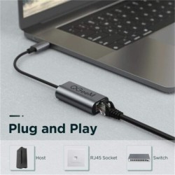 QGeeM UA05-A USB 3.0 to Ethernet Adapter Cable