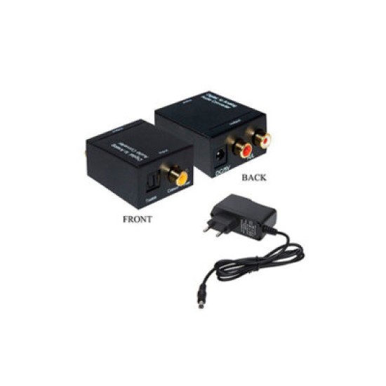 Digital to Analog Audio Converter Toslink & Coaxial IN RCA Out Digital to Analog Audio Converter Toslink & Coaxial IN RCA Out