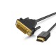 UGREEN HDMI TO DVI CABLE 24+1 (10135) UGREEN HDMI TO DVI CABLE 24+1 (10135)