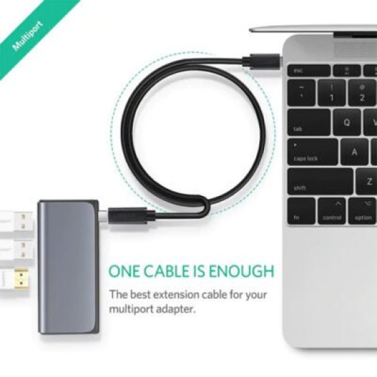 UGreen USB-C M/f Gen 2 Extension Cable 1m (10387)