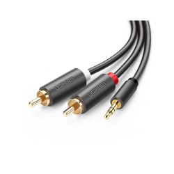 UGREEN 3.5MM MALE TO 2RCA CABLE 3M(10512) UGREEN 3.5MM MALE TO 2RCA CABLE 3M(10512)