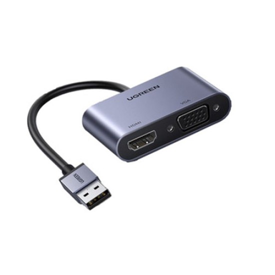 UGREEN USB 3.0 TO HDMI + VGA CONVERTER (20518) UGREEN USB 3.0 TO HDMI + VGA CONVERTER (20518)