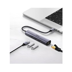 UGREEN USB-C HUB WITH GIGABIT ETHERNET ADAPTER CM475(20920)