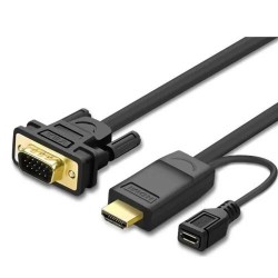 UGREEN HDMI TO VGA CABLE 1.5M (30449) UGREEN HDMI TO VGA CABLE 1.5M (30449)