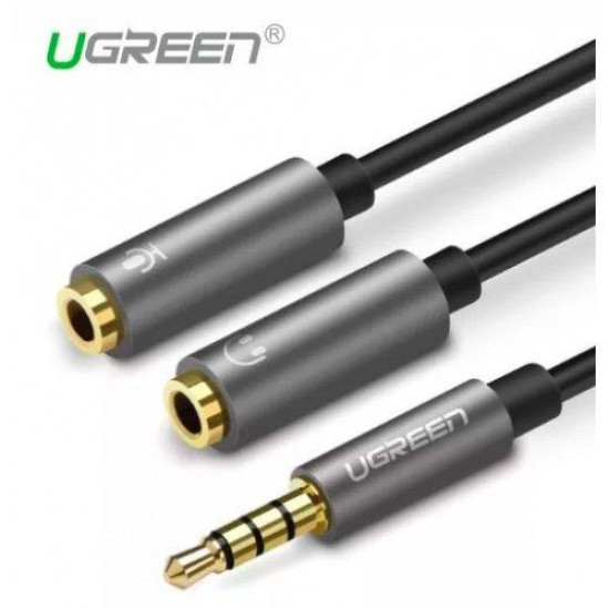 UGREEN 3.5MM MALE TO DUAL 3.5MM FEMALE HEADPHONE SPLITTER (30619) UGREEN 3.5MM MALE TO DUAL 3.5MM FEMALE HEADPHONE SPLITTER (30619)