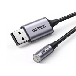 UGREEN USB 2.0 TO 3.5 AUDIO CONVERTER (30757)