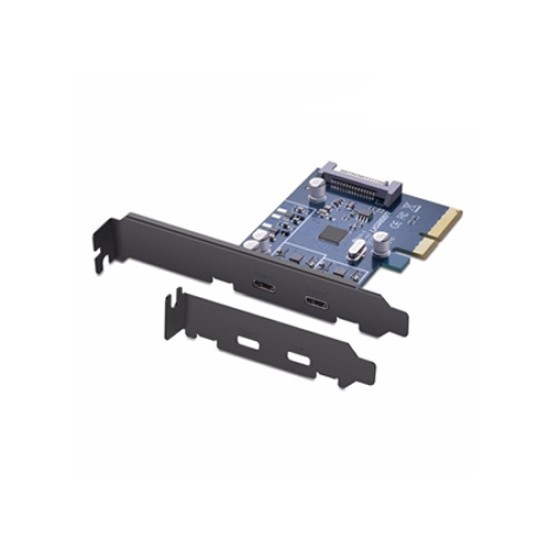 UGREEN PCI-E TO 2 TYPE C  CONVERTER CARD(30773)