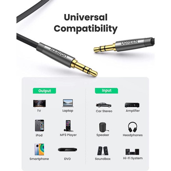 UGREEN 3.5MM AUDIO CABLE (50355)