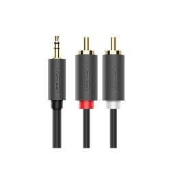 UGREEN 3.5MM TO 2RCA M/M AUDIO CABLE 5M(10513)