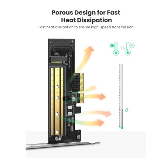 UGREEN 70503 M.2 NVME TO PCle 3.0 4X ADAPTER EXPRESS CARD UGREEN 70503 M.2 NVME TO PCle 3.0 4X ADAPTER EXPRESS CARD