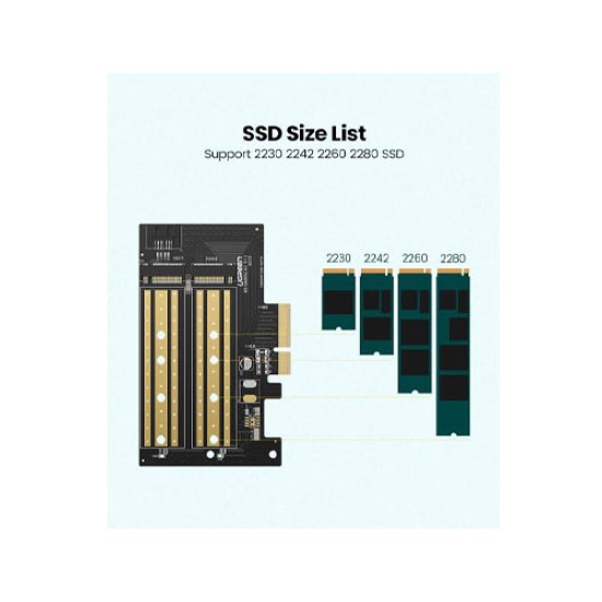 UGREEN M.2 PCI-E3.0 EXPRESS CARD (70504) UGREEN M.2 PCI-E3.0 EXPRESS CARD (70504)