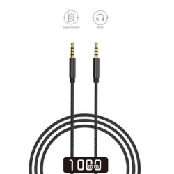 WiWU YP01 Hi-Fi Stereo Audio Cable 3.5mm Jack Male to Male Audio Cable 1m