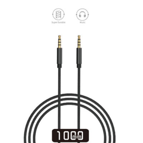 WiWU YP01 Hi-Fi Stereo Audio Cable 3.5mm Jack Male to Male Audio Cable 1m