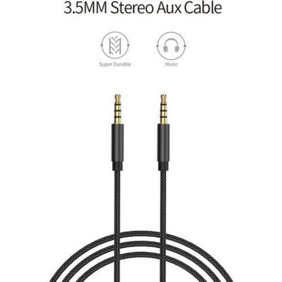 WiWU YP01 Hi-Fi Stereo Audio Cable 3.5mm Jack Male to Male Audio Cable 1m