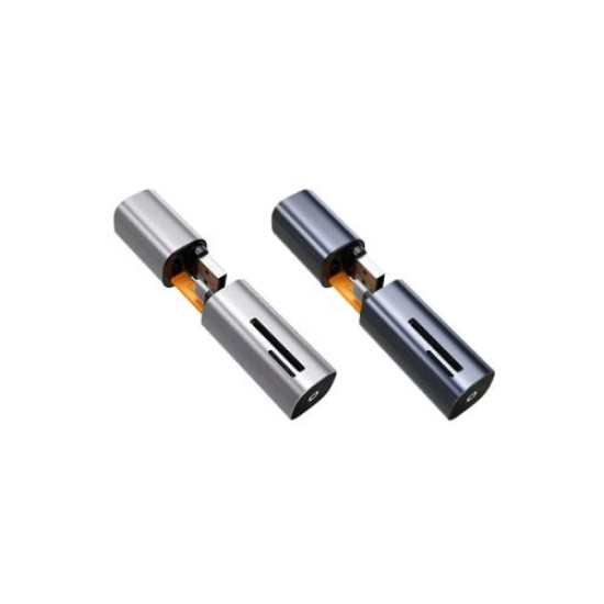 Baseus USB-A & USB-C Dual Interface Micro SD & SD Mini Cabin Card Reader Baseus USB-A & USB-C Dual Interface Micro SD & SD Mini Cabin Card Reader