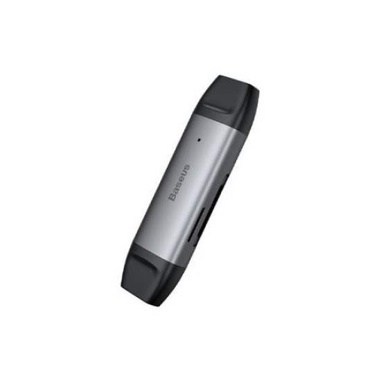 BASEUS LENTIL CABIN CARD READER USB 3.0 MICRO SD/TF SD CARD DUAL TYPE C/ USB CADKQ-B0G BASEUS LENTIL CABIN CARD READER USB 3.0 MICRO SD/TF SD CARD DUAL TYPE C/ USB CADKQ-B0G
