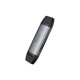 BASEUS LENTIL CABIN CARD READER USB 3.0 MICRO SD/TF SD CARD DUAL TYPE C/ USB CADKQ-B0G BASEUS LENTIL CABIN CARD READER USB 3.0 MICRO SD/TF SD CARD DUAL TYPE C/ USB CADKQ-B0G