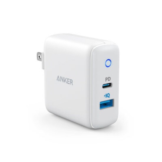 Anker 33W PowerPort PD+2 Wall Charger with LED Indicator