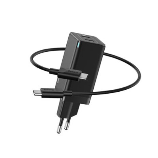 Baseus 45W GaN Mini Quick Charger with Type-C Cable Baseus 45W GaN Mini Quick Charger with Type-C Cable