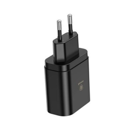 Baseus CCALL-BH01 CCALL-AH01 Mirror Lake Intelligent Digital Display 3USB Travel Charger 3.4A EU CN Black
