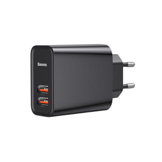 Baseus CCFS-E01 Speed Dual USB 30W Quick Charger Baseus CCFS-E01 Speed Dual USB 30W Quick Charger