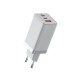Baseus CCGAN2P-B02 GaN2 Pro Quick Charger 2C+U 65W EU White Baseus CCGAN2P-B02 GaN2 Pro Quick Charger 2C+U 65W EU White