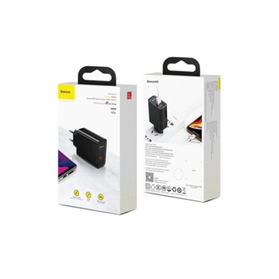 Baseus Quick Charge 4.0/3.0 30W Dual USB Charger Baseus Quick Charge 4.0/3.0 30W Dual USB Charger