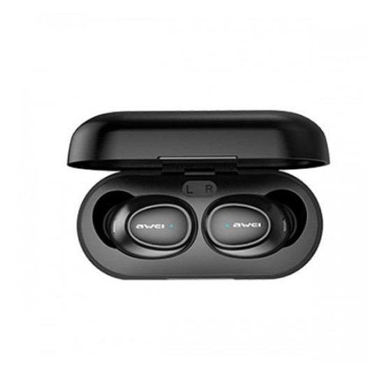 Awei T16 TWS Dual Ear Bluetooth Sports Earbuds With Charging Doc