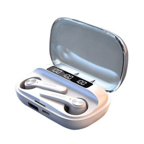 Lenovo QT81 TWS Bluetooth 5.0 Earphone with LED Power Display